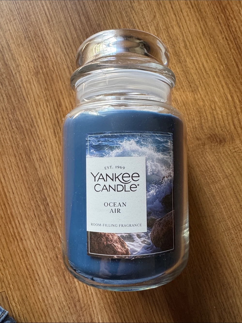 Yankee Candle Ocean Air Jar - Deep Blue Wax
